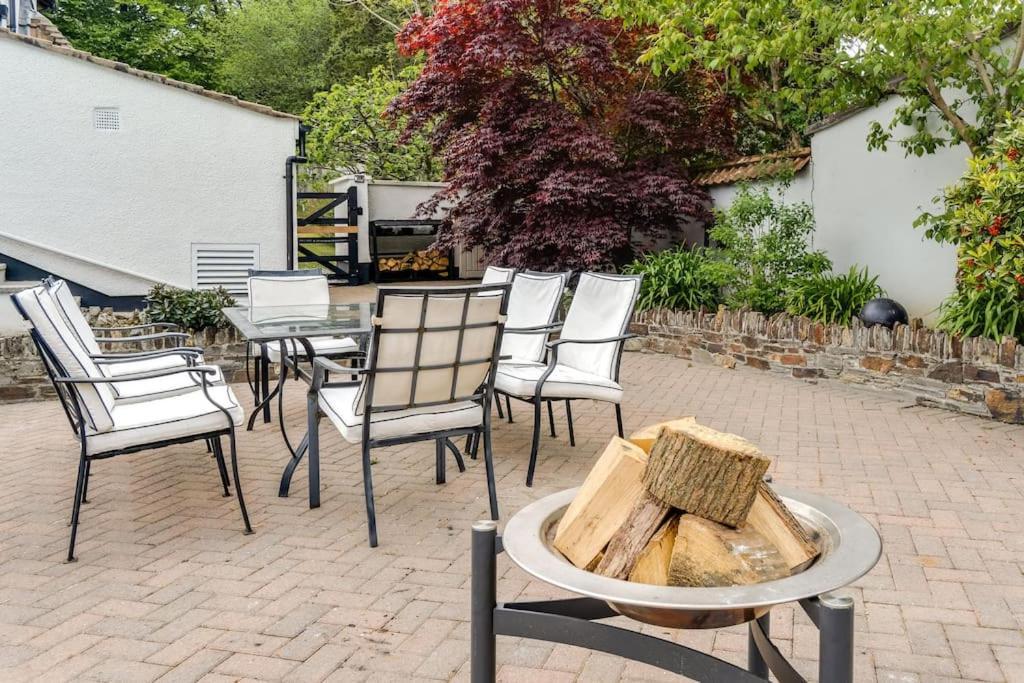 White Cottage Stunning Contemporary 2 Bedroom 2 Ensuite Annex With Hot Tub Plymouth Buitenkant foto